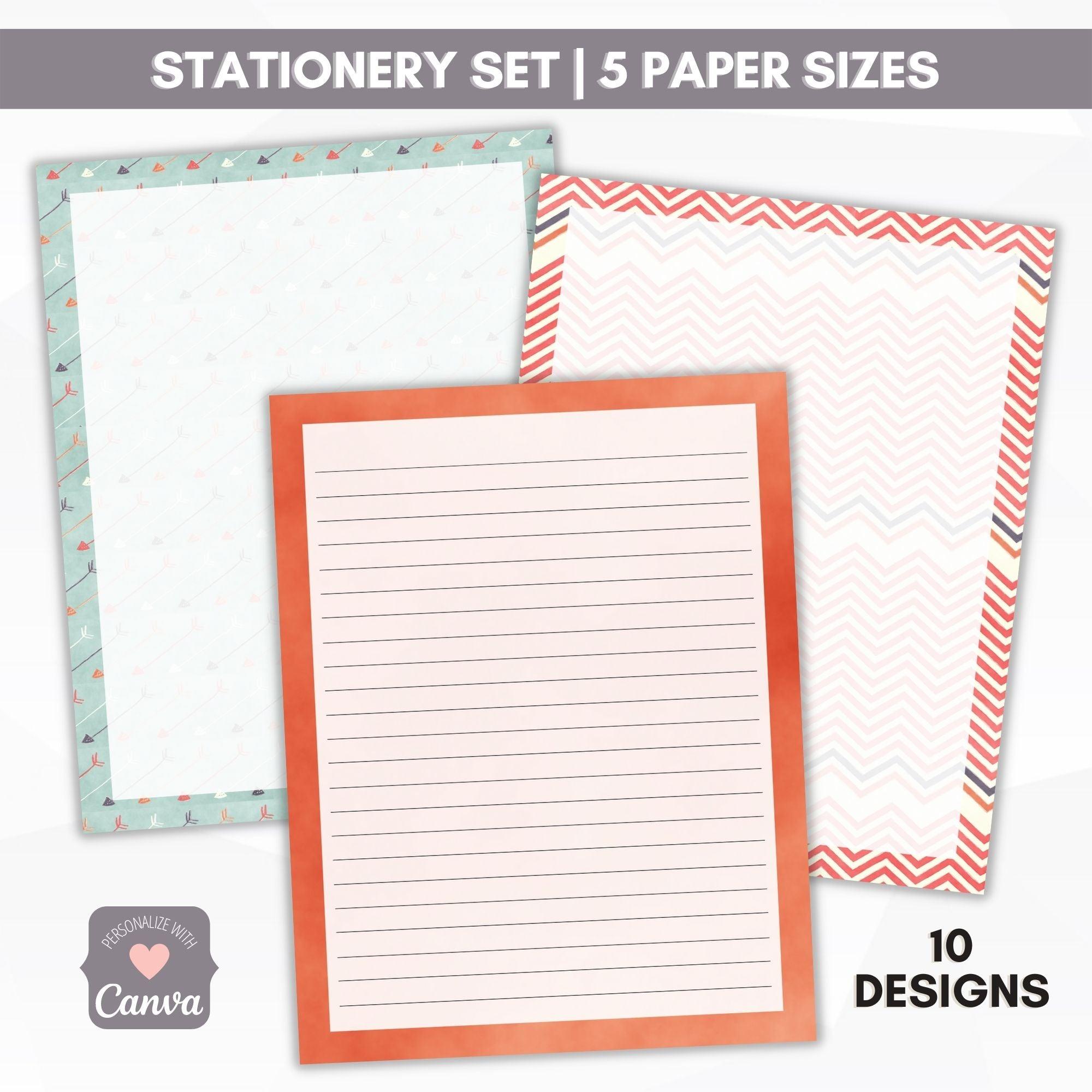 Fall Gnome Journal Paper Stationery Set – Simple Desert Designs