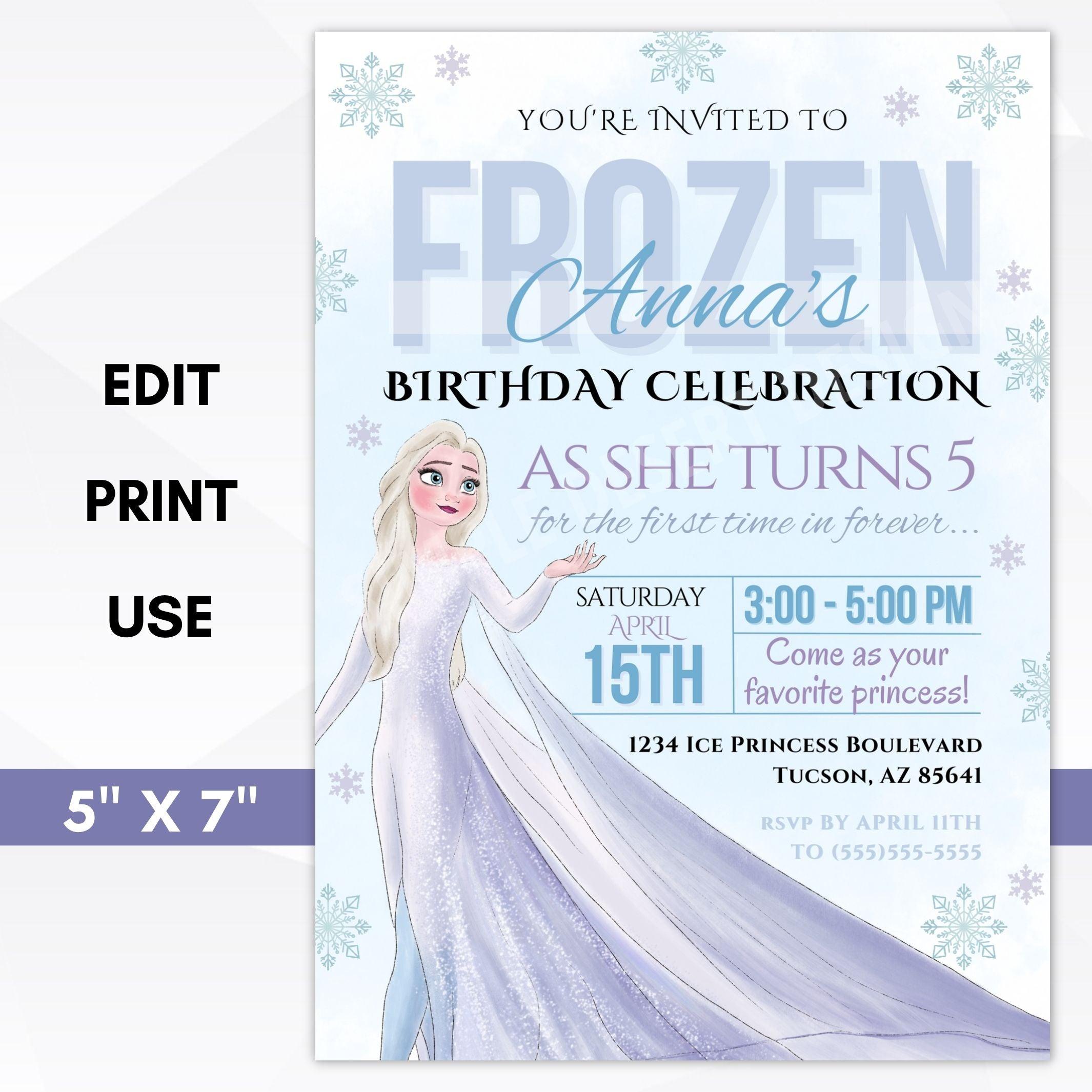 frozen party games printable