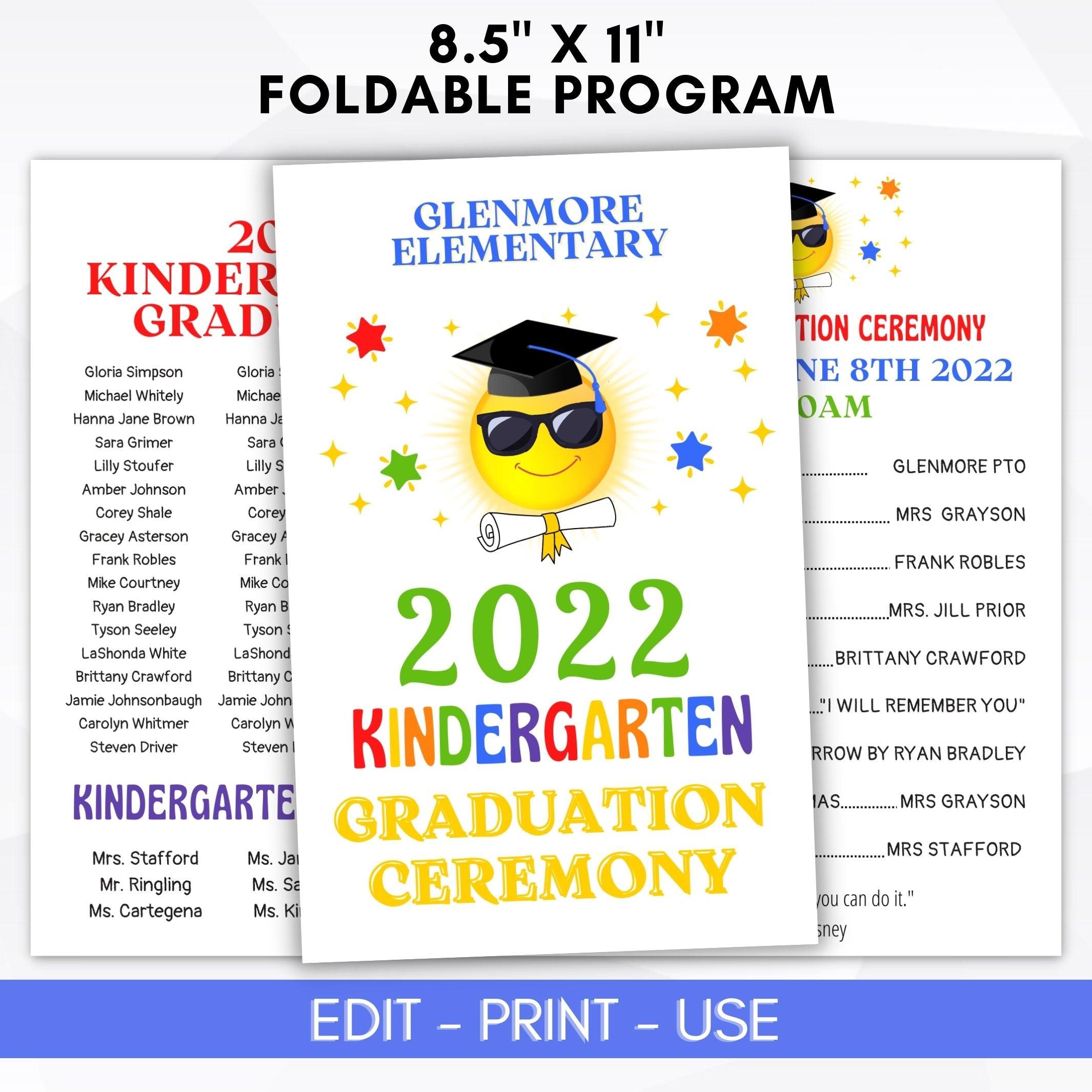 graduation program template