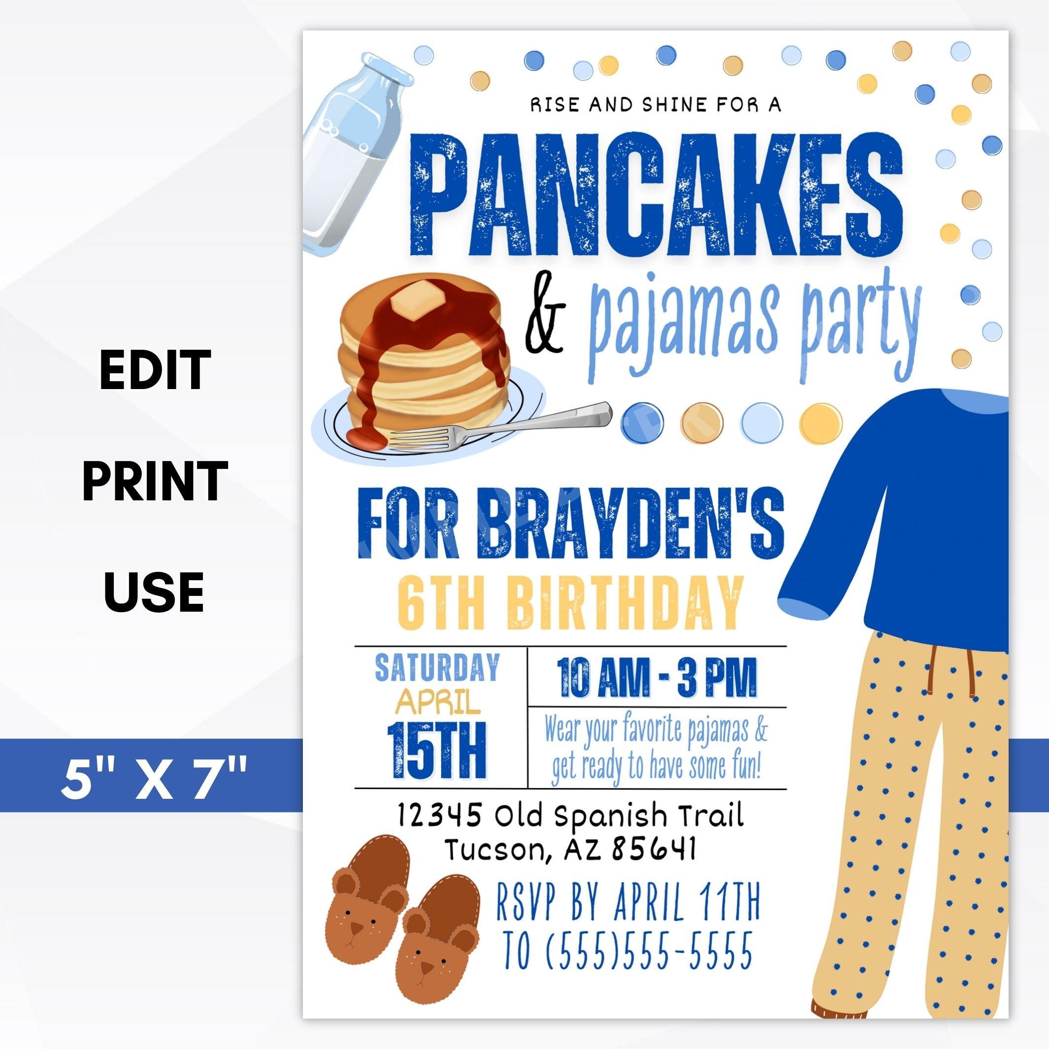 Pancake Breakfast Party 