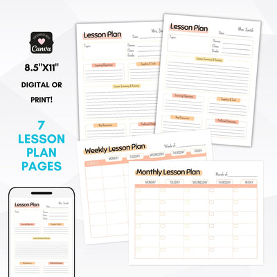 lesson plan templates