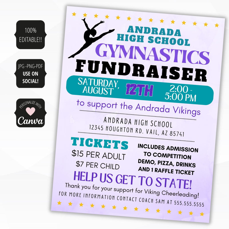 Gymnastics Flyer Template