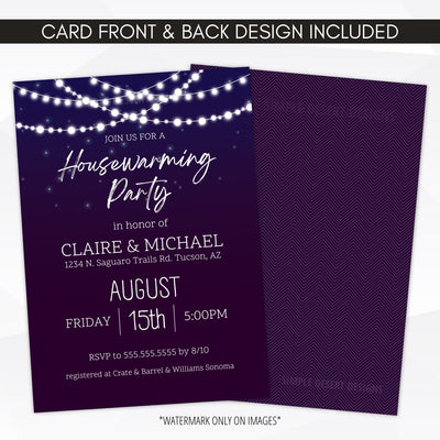 house warming party invitations