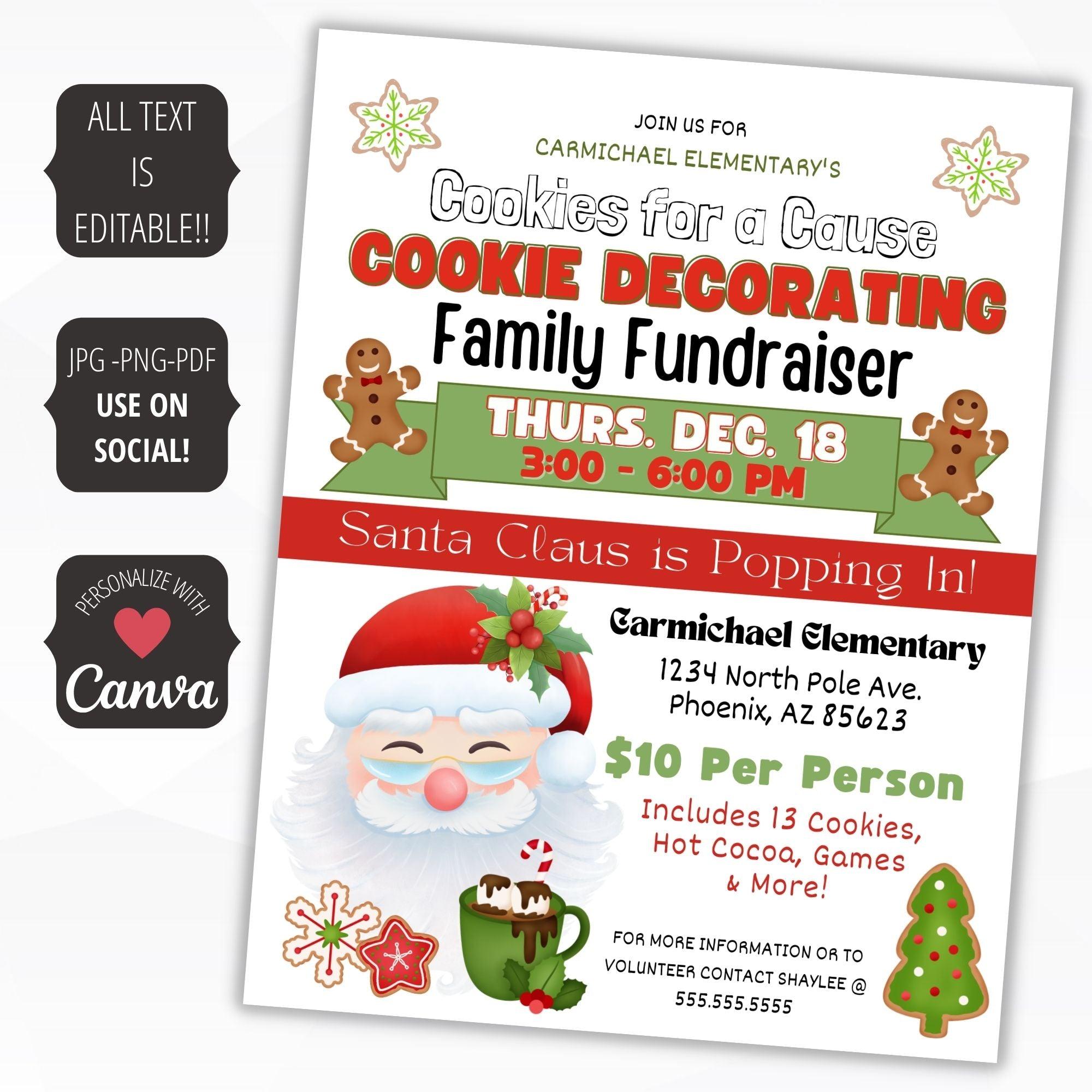 Create A Free Christmas Squares Fundraiser