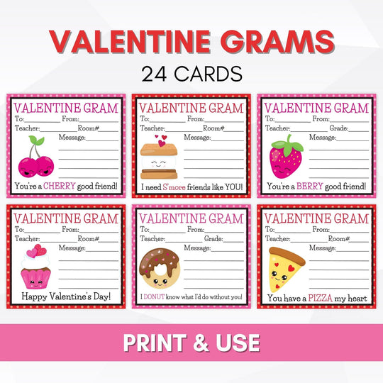 Cute Valentine Candy Gram Fundraiser Idea – Simple Desert Designs