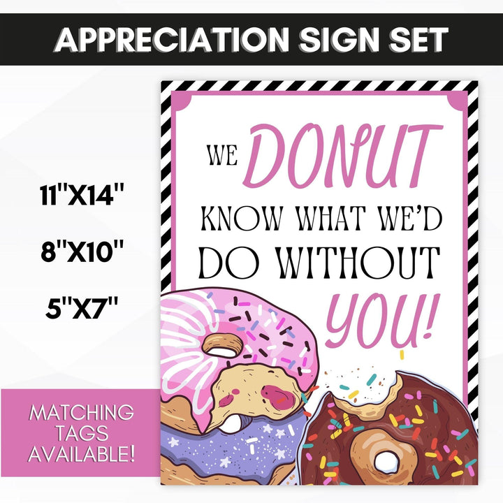 Donut Appreciation Week Sign – Simple Desert Designs