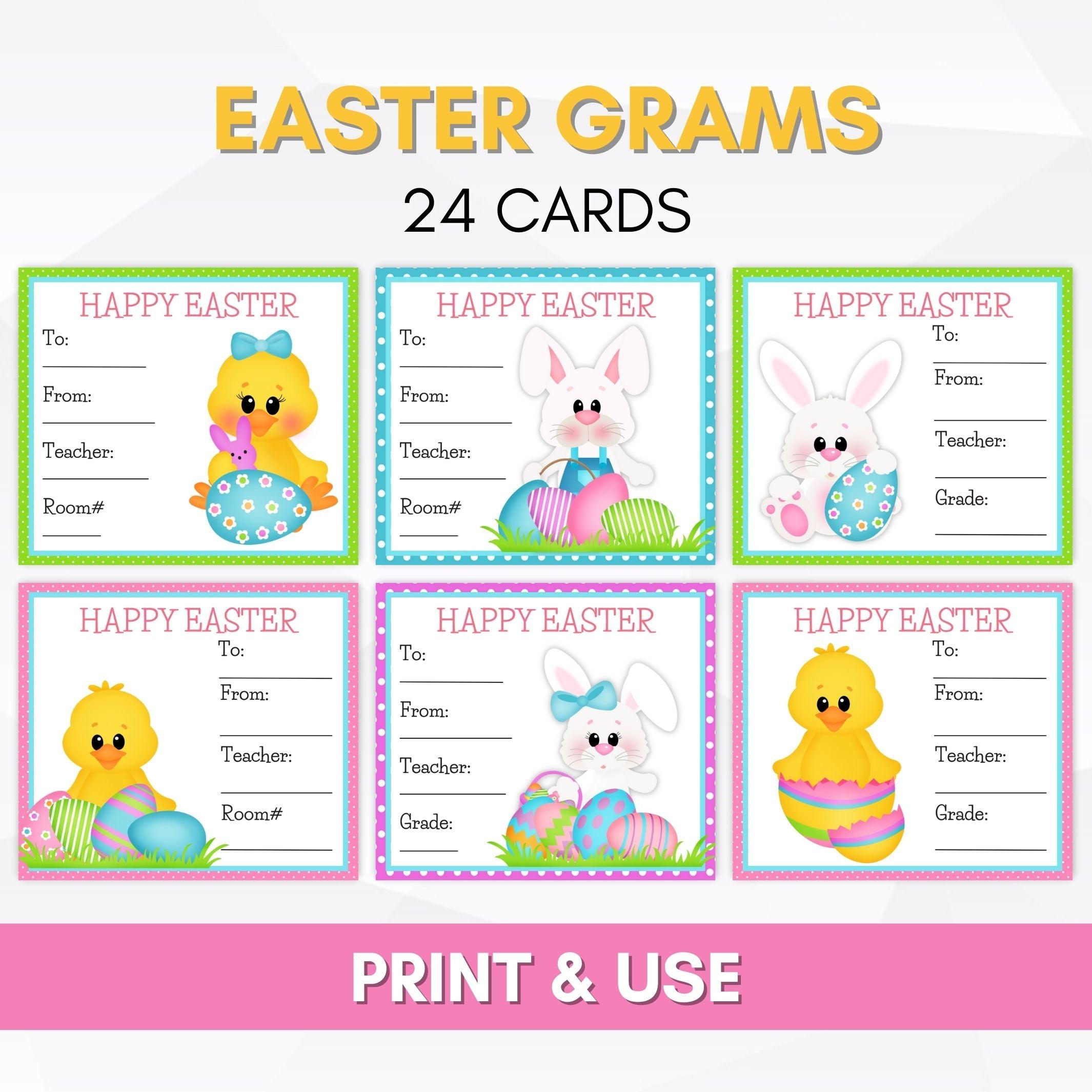 Easter Bunny Candy Gram Fundraiser – Simple Desert Designs