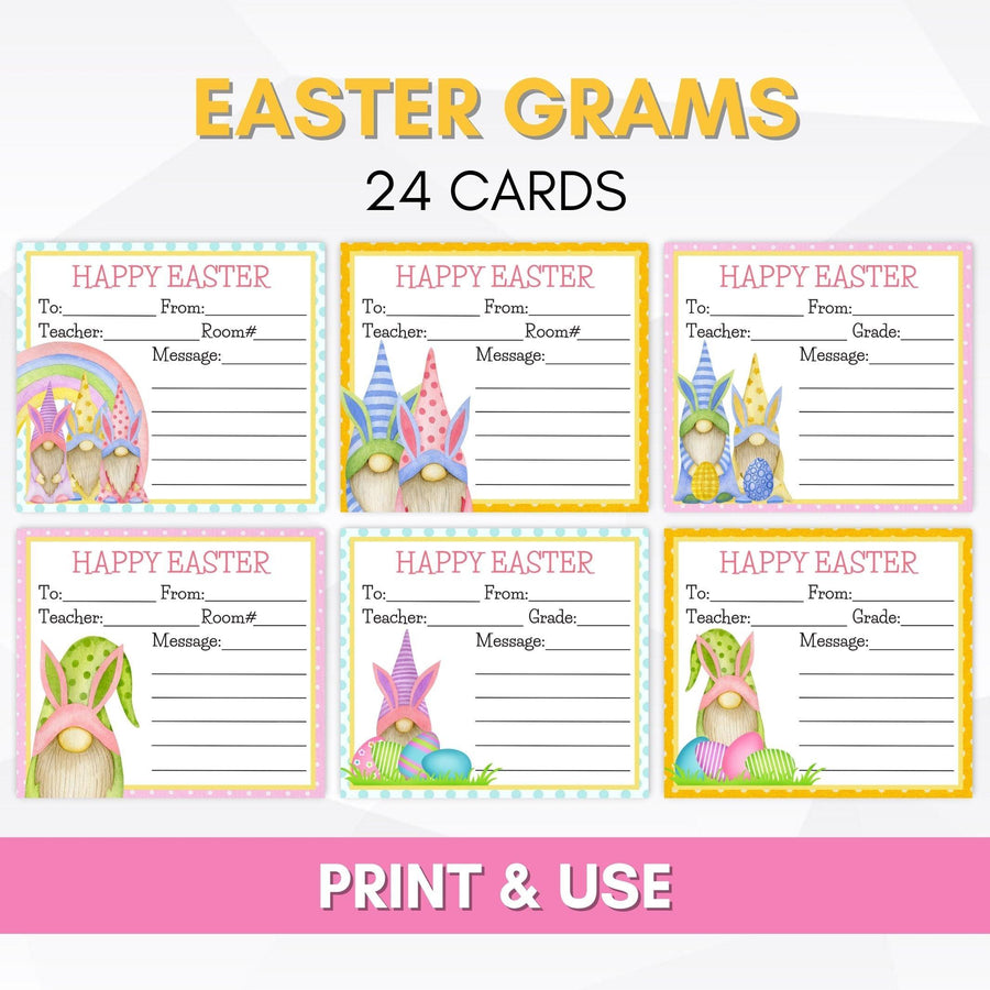 Easter Gnome Candy Gram Fundraiser – Simple Desert Designs