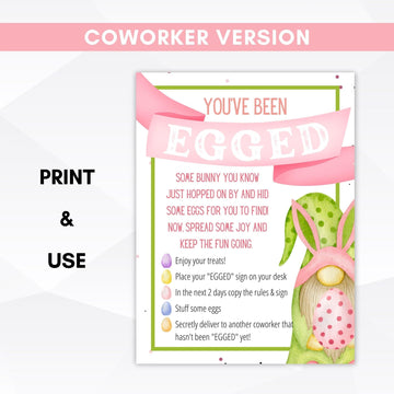 Egg My Yard Coworker Office Egged Game – Simple Desert Designs