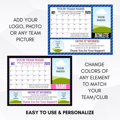 fundraising calendar template