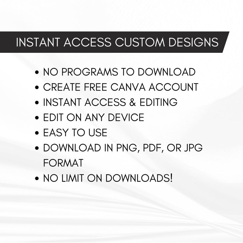 customize your inviations quickly and easily with Simple Desert Designs