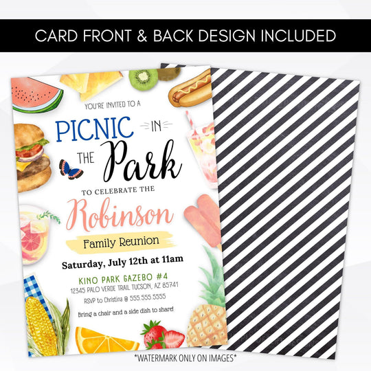 Picnic Family Reunion Party – Simple Desert Designs