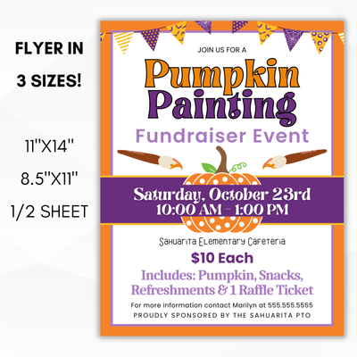 printable pumpkin painting flyers