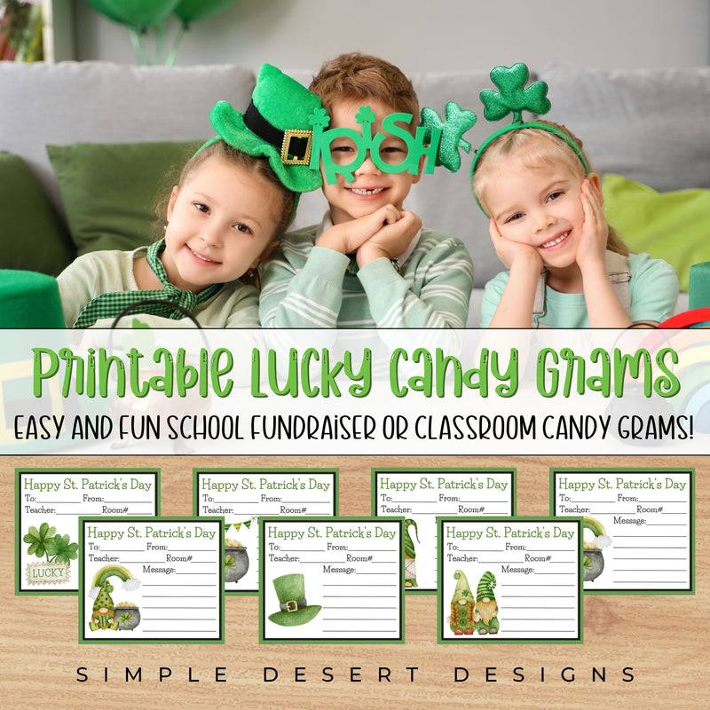 cute st patricks day candy grams for easy inexpensive fundraiser idea for schools