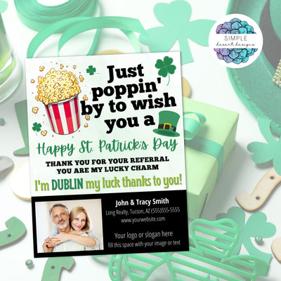 st patricks day real estate marketing tags