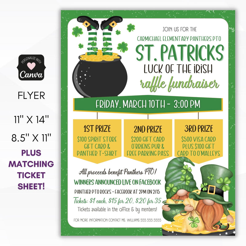 cute st patricks day fundraiser ideas