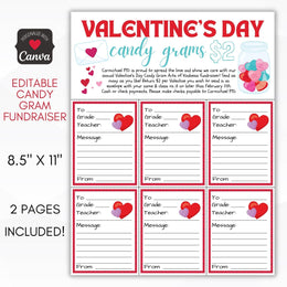 Candy Grams Fundraisers – Simple Desert Designs