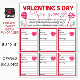 Candy Grams Fundraisers – Simple Desert Designs